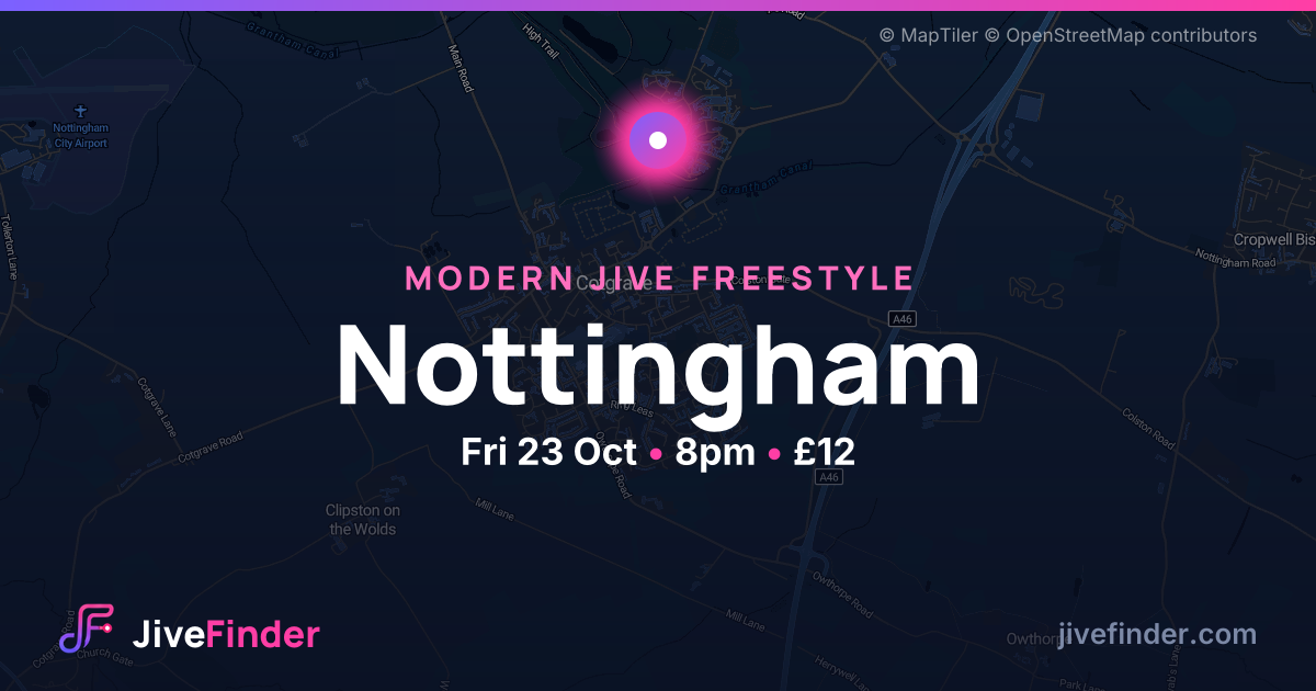 Modern Jive freestyle in Nottingham — Fri 23 Oct, 8pm, £12