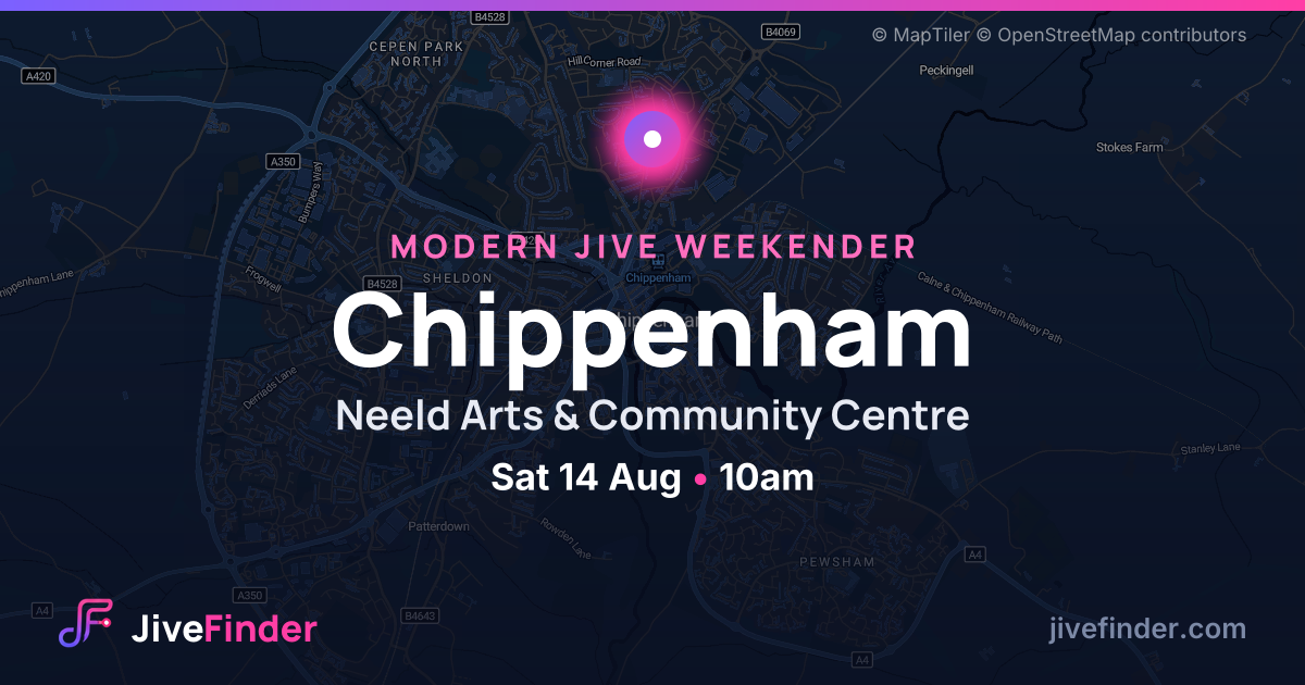 Modern Jive weekender at Neeld Arts & Community Centre, Chippenham — Sat 14 Aug, 10am