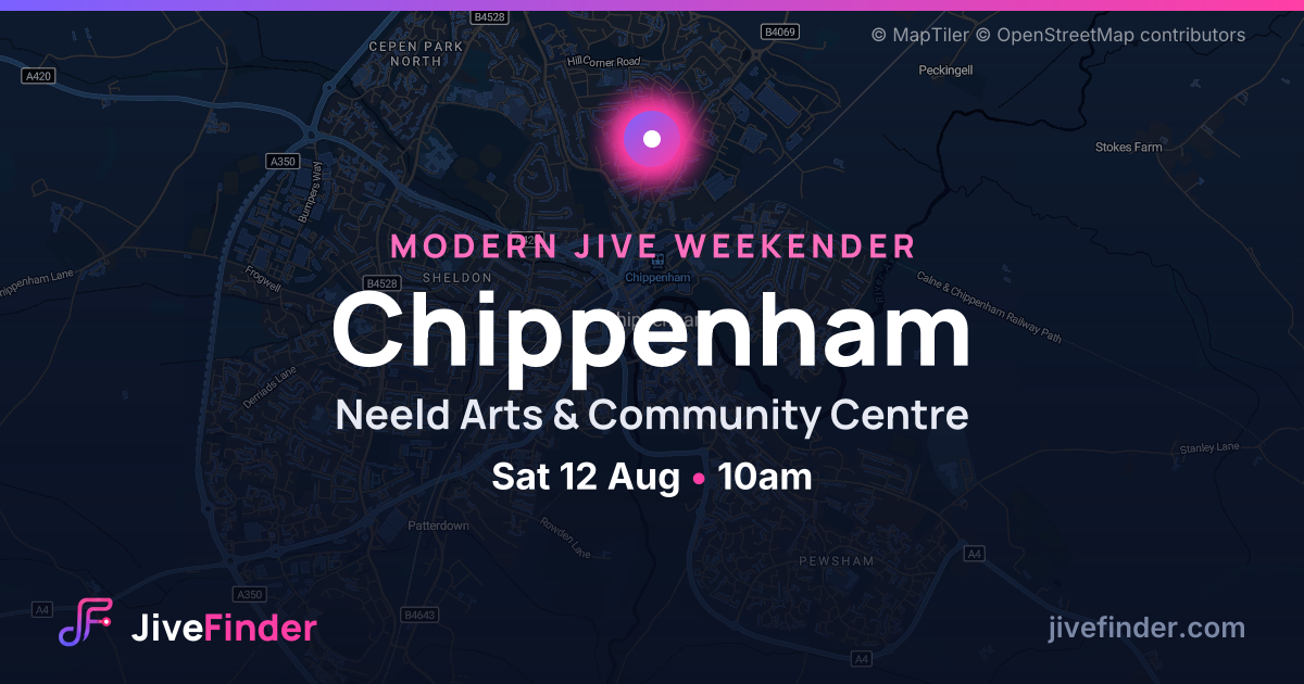 Modern Jive weekender at Neeld Arts & Community Centre, Chippenham — Sat 12 Aug, 10am