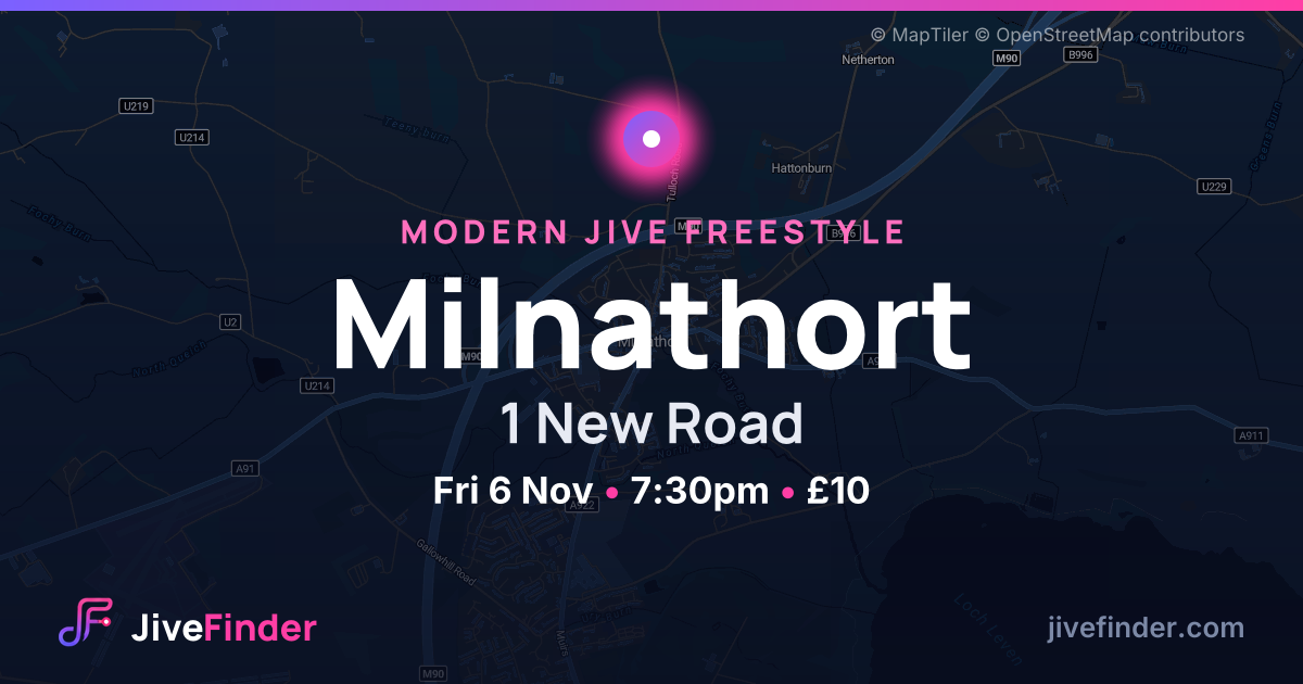 Modern Jive freestyle at 1 New Road, Milnathort — Fri 6 Nov, 7:30pm, £10