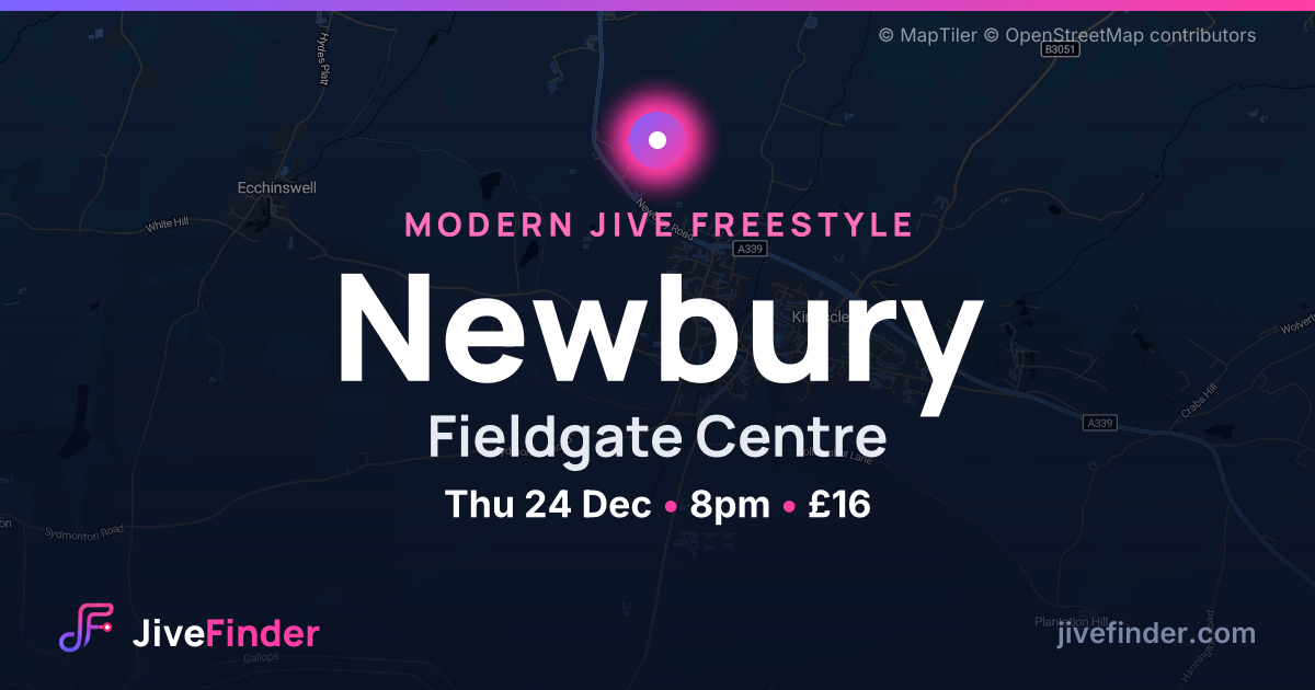 Modern Jive freestyle at Fieldgate Centre, Newbury — Thu 24 Dec, 8pm, £16