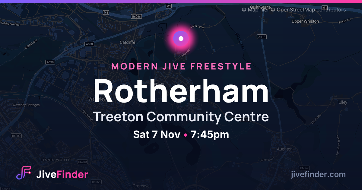 Modern Jive freestyle at Treeton Community Centre, Rotherham — Sat 7 Nov, 7:45pm