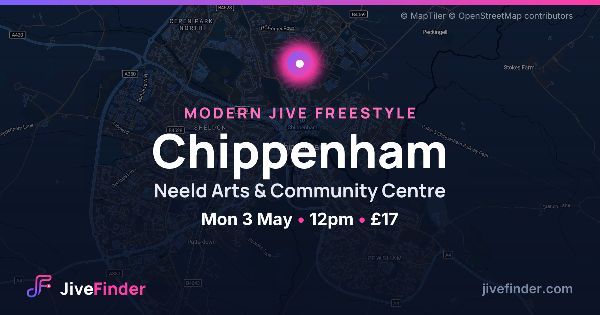 Modern Jive freestyle at Neeld Arts & Community Centre, Chippenham — Mon 3 May, 12pm, £17