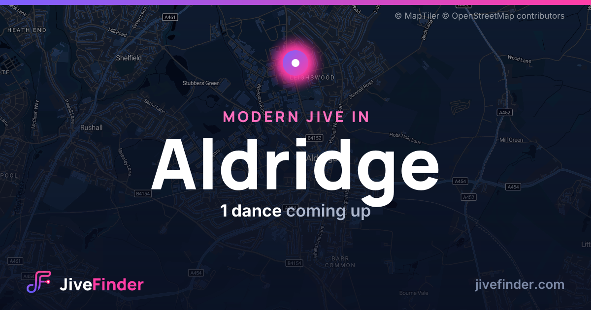 Modern Jive in in Aldridge — 1 dance coming up