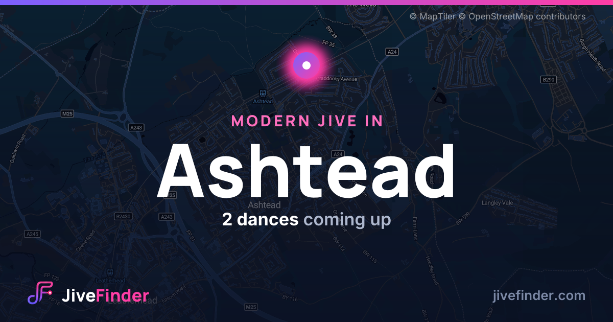 Modern Jive in in Ashtead — 2 dances coming up