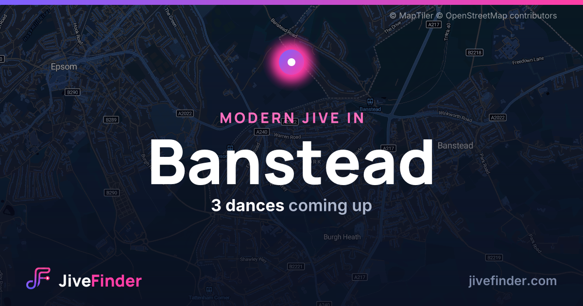 Modern Jive in in Banstead — 3 dances coming up