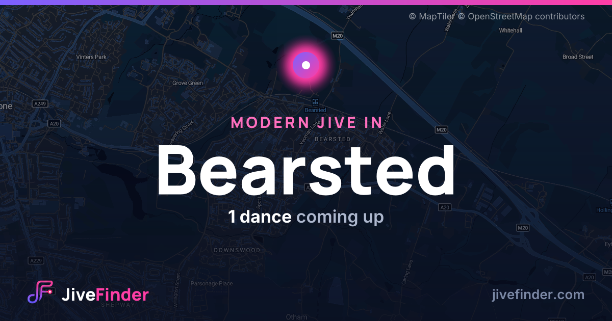 Modern Jive in in Bearsted — 1 dance coming up