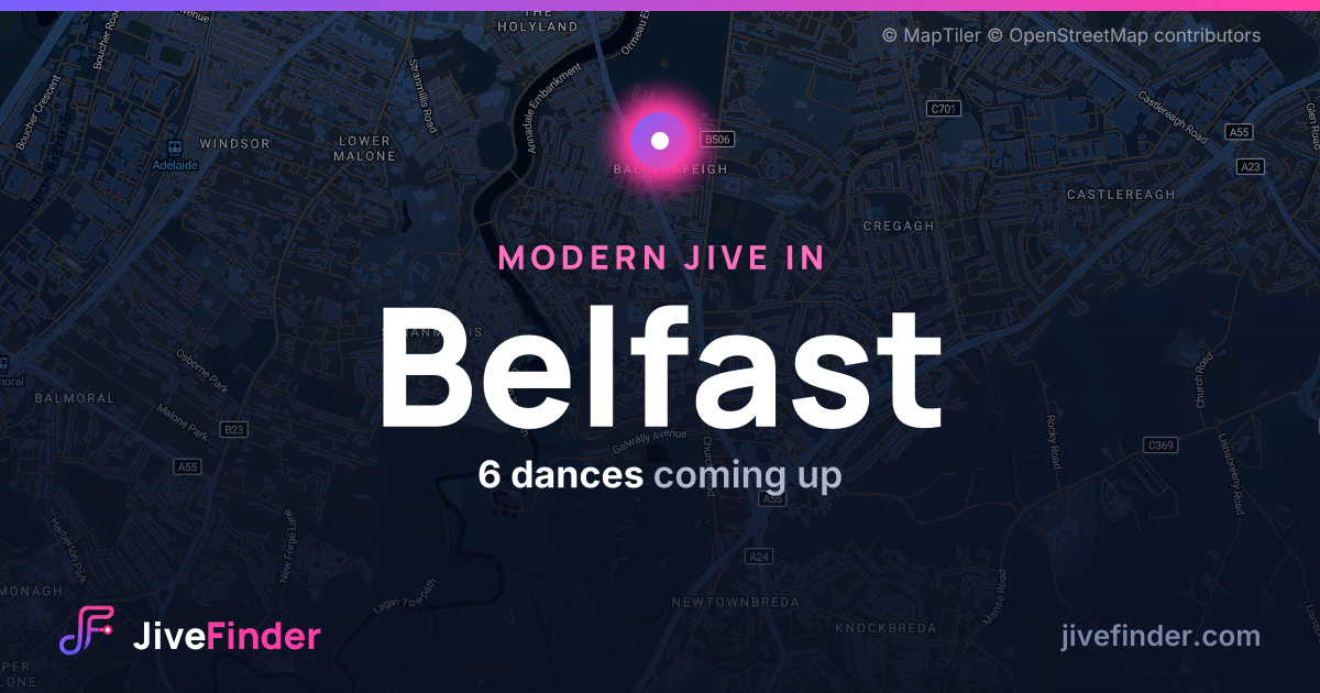 Modern Jive in in Belfast — 6 dances coming up