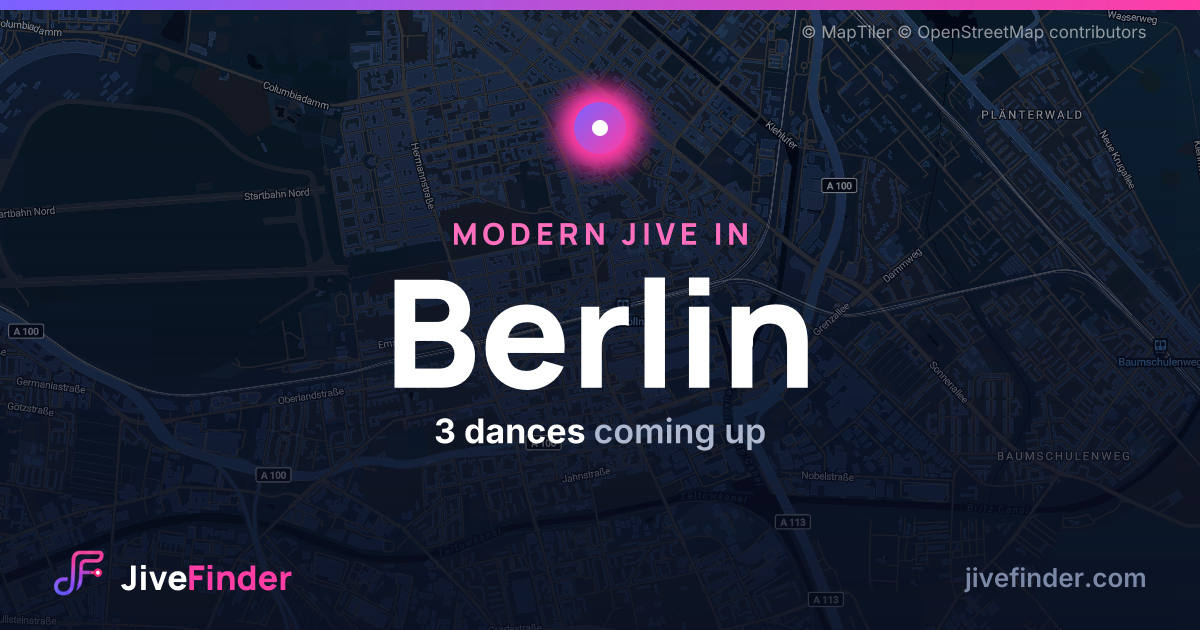 Modern Jive in in Berlin — 3 dances coming up