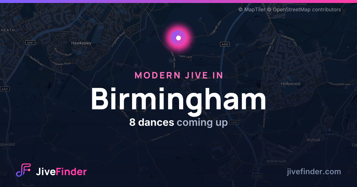 Modern Jive in in Birmingham — 8 dances coming up