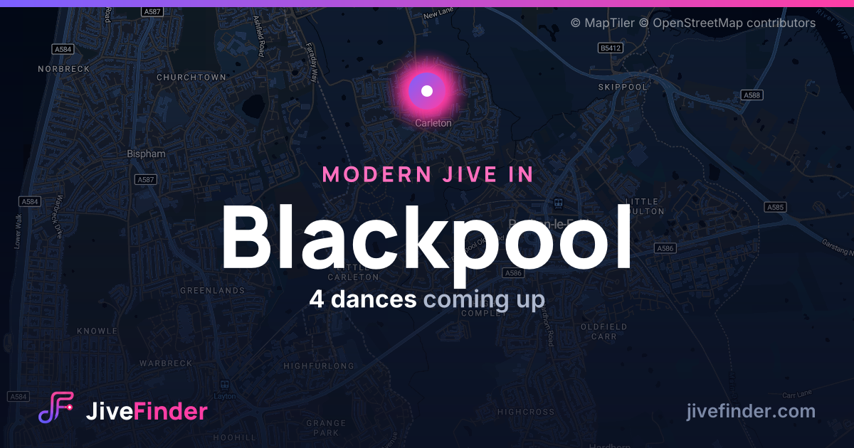 Modern Jive in in Blackpool — 4 dances coming up