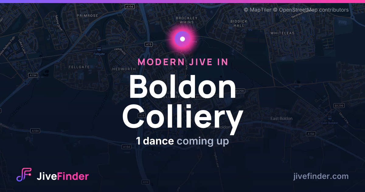 Modern Jive in in Boldon Colliery — 1 dance coming up