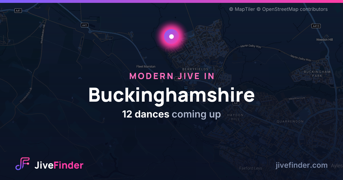 Modern Jive in in Buckinghamshire — 12 dances coming up
