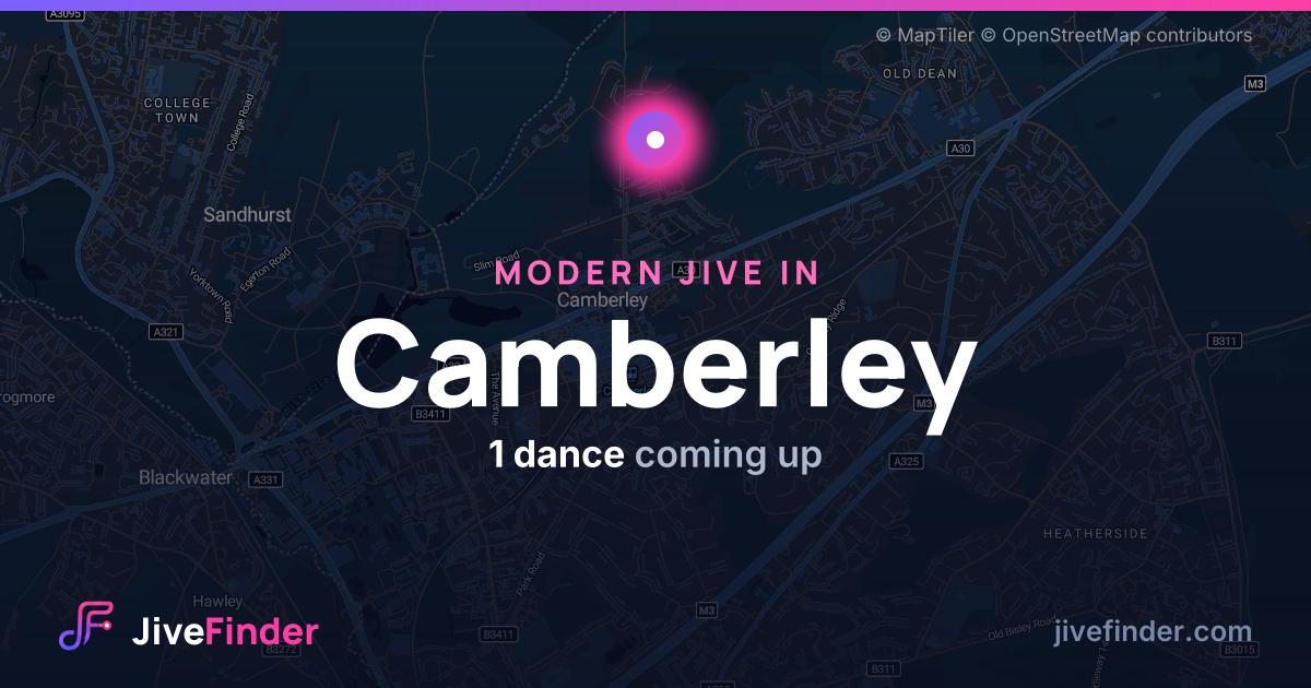 Modern Jive in in Camberley — 1 dance coming up