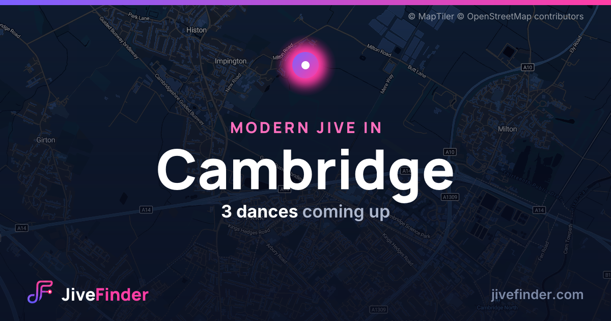 Modern Jive in in Cambridge — 3 dances coming up