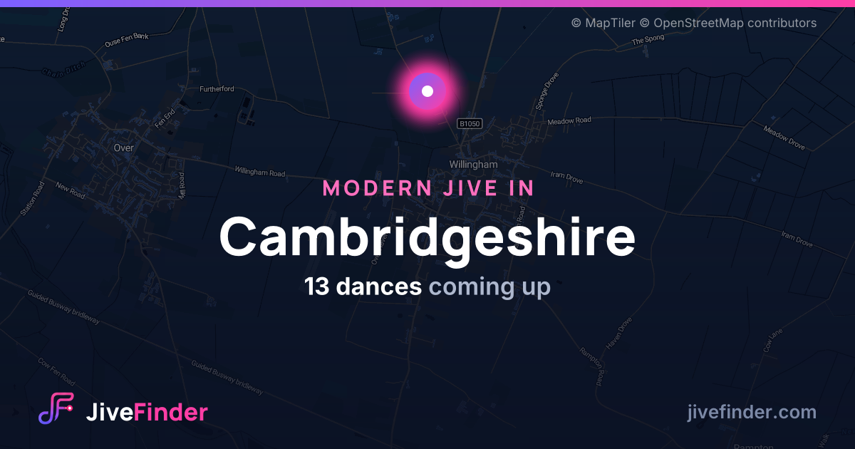 Modern Jive in in Cambridgeshire — 13 dances coming up