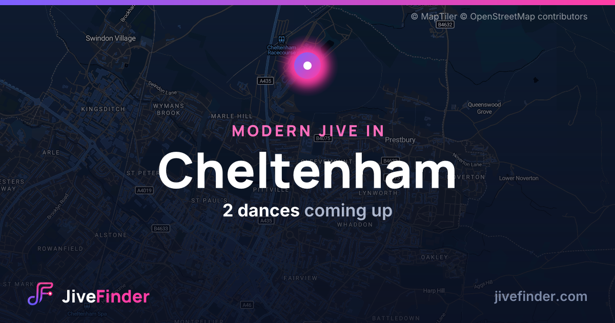 Modern Jive in in Cheltenham — 2 dances coming up