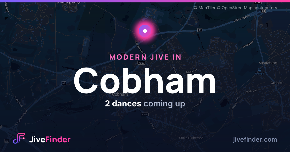 Modern Jive in in Cobham — 2 dances coming up