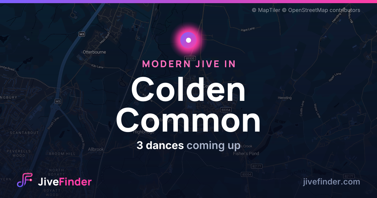 Modern Jive in in Colden Common — 3 dances coming up