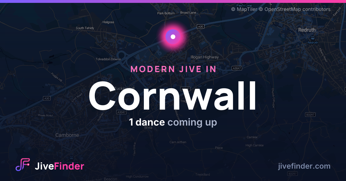 Modern Jive in in Cornwall — 1 dance coming up
