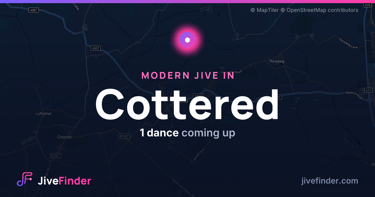 Modern Jive in in Cottered — 1 dance coming up