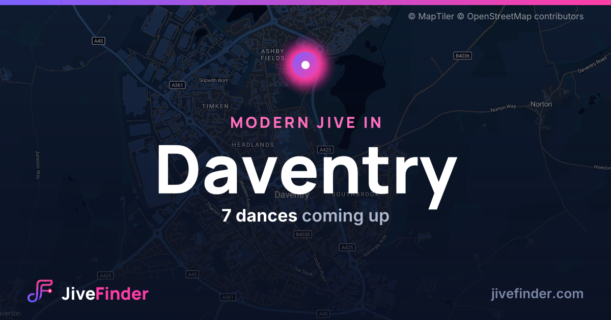Modern Jive in in Daventry — 7 dances coming up