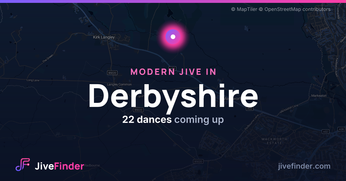 Modern Jive in in Derbyshire — 22 dances coming up