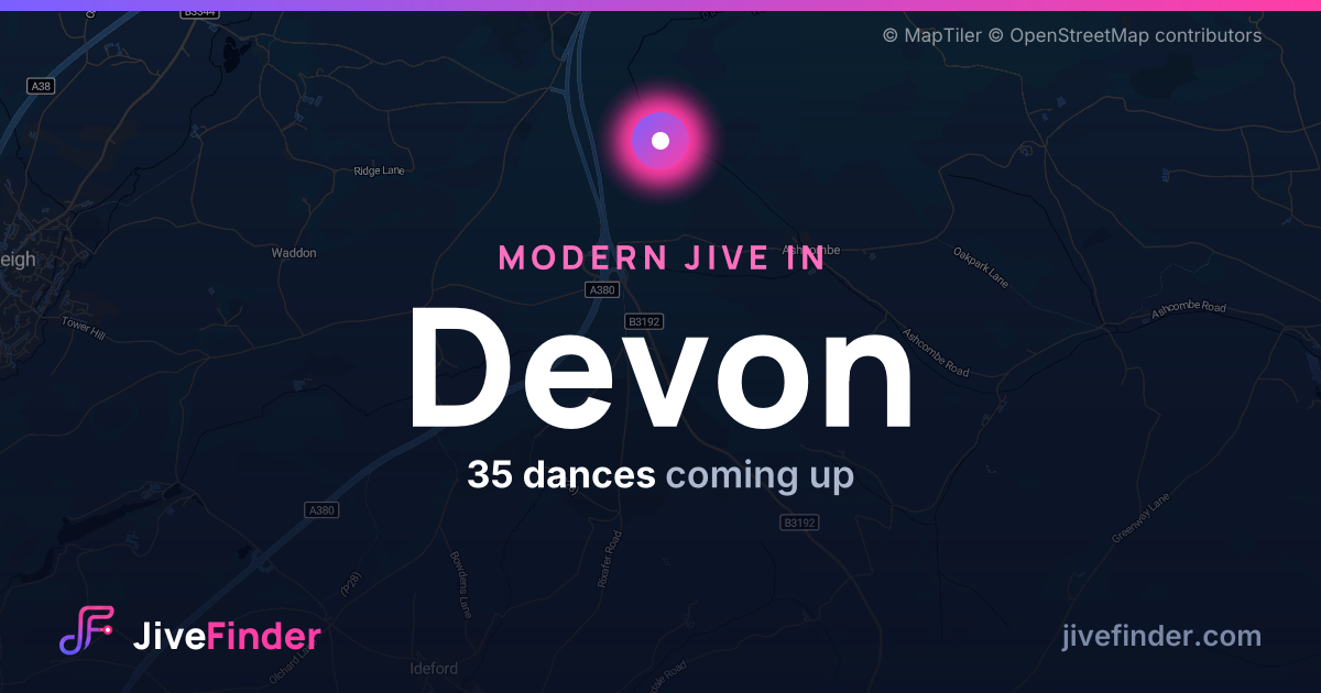 Modern Jive in in Devon — 35 dances coming up