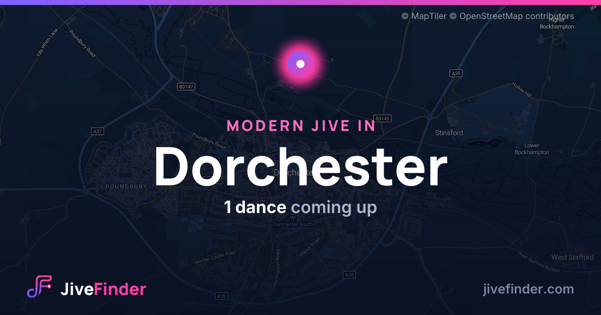 Modern Jive in in Dorchester — 1 dance coming up