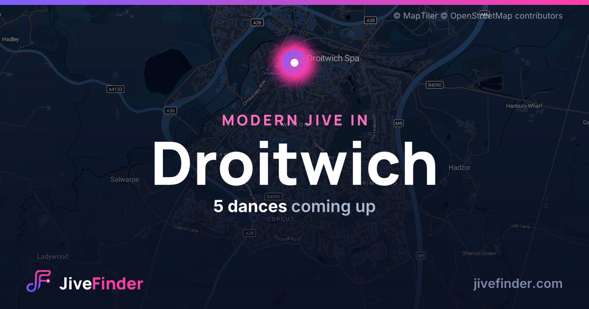 Modern Jive in in Droitwich — 5 dances coming up