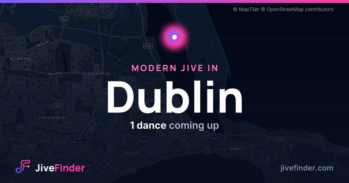 Modern Jive in in Dublin — 1 dance coming up