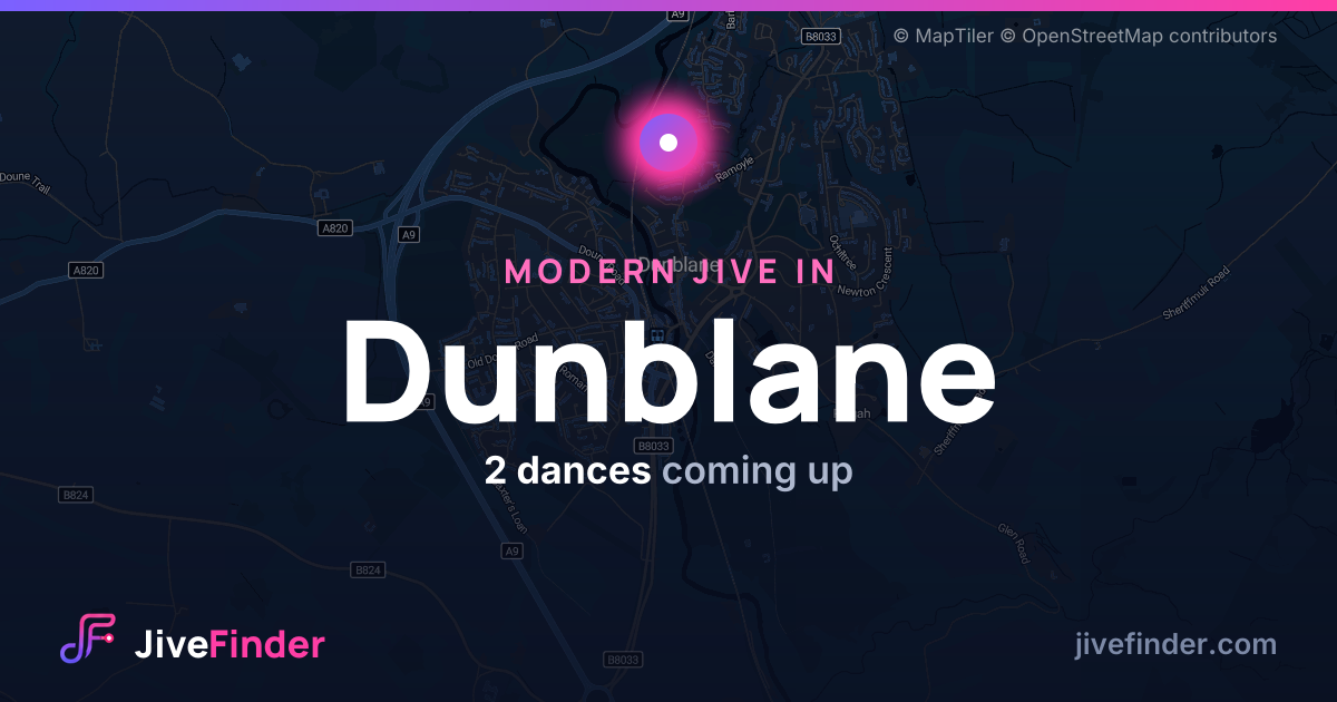 Modern Jive in in Dunblane — 2 dances coming up