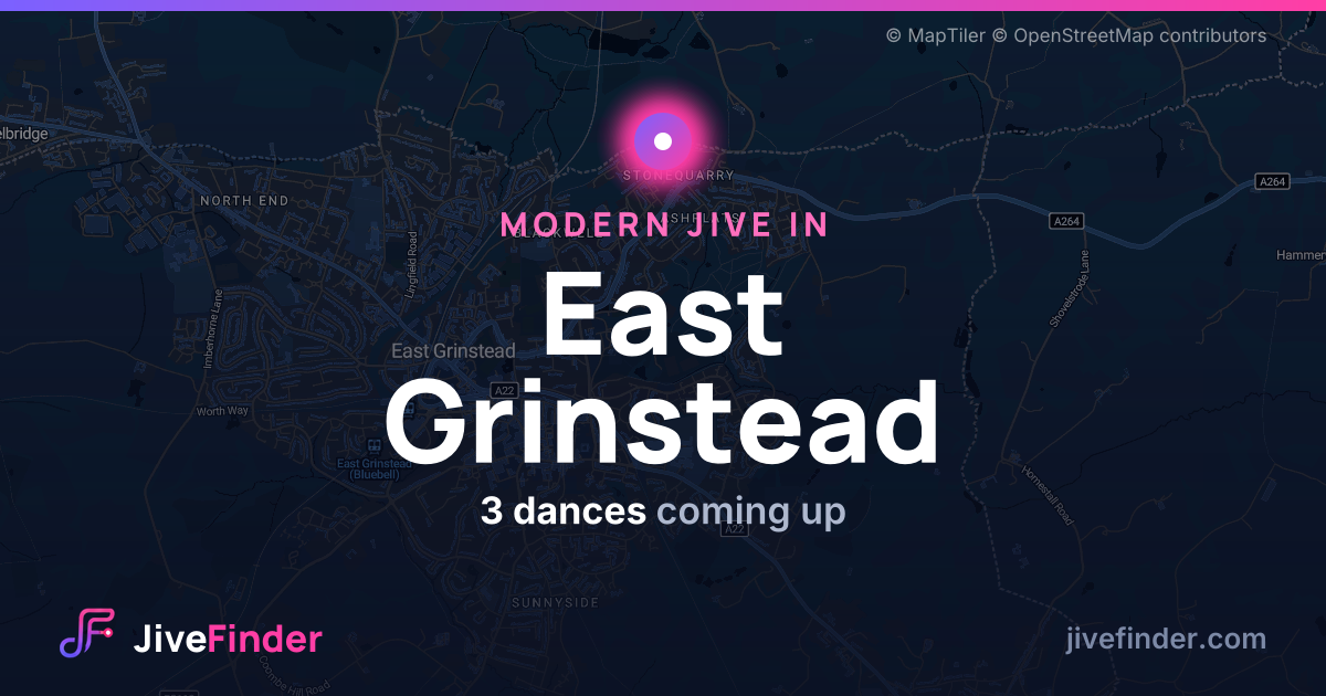 Modern Jive in in East Grinstead — 3 dances coming up