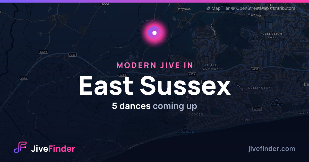 Modern Jive in in East Sussex — 5 dances coming up