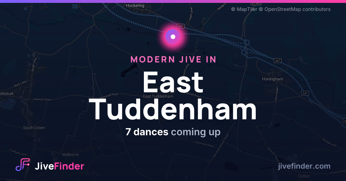 Modern Jive in in East Tuddenham — 7 dances coming up