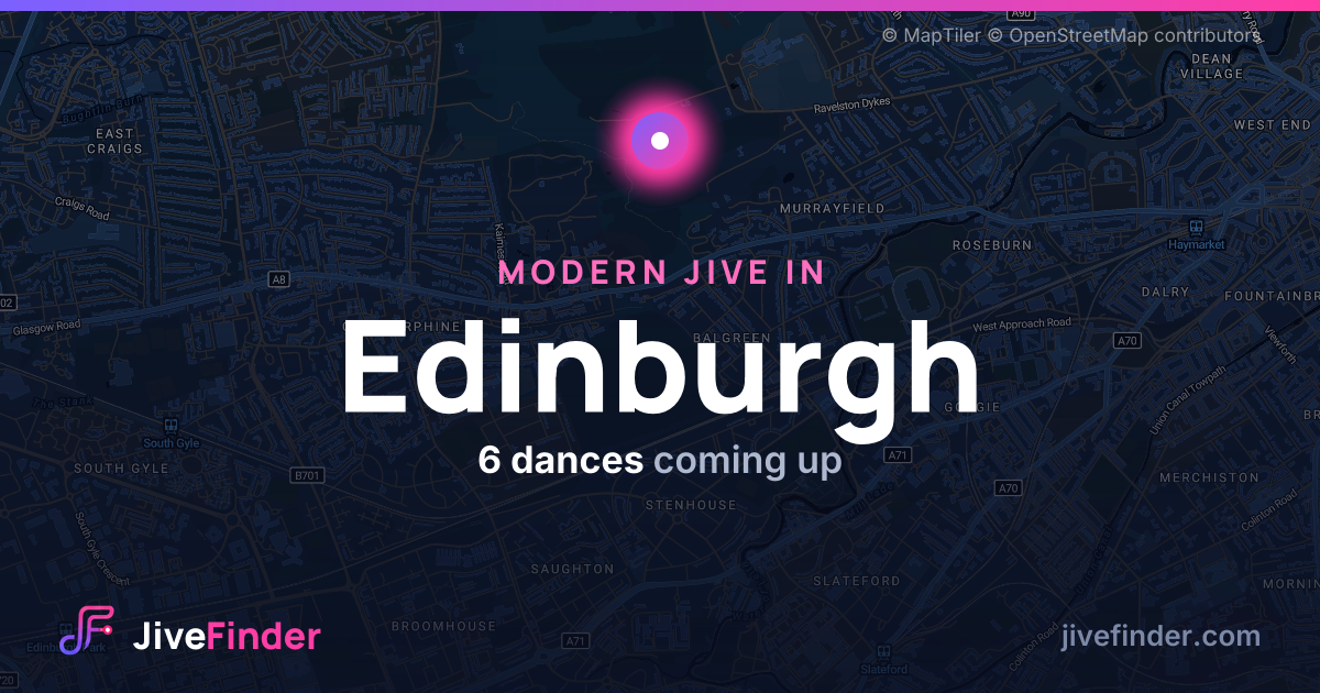 Modern Jive in in Edinburgh — 6 dances coming up