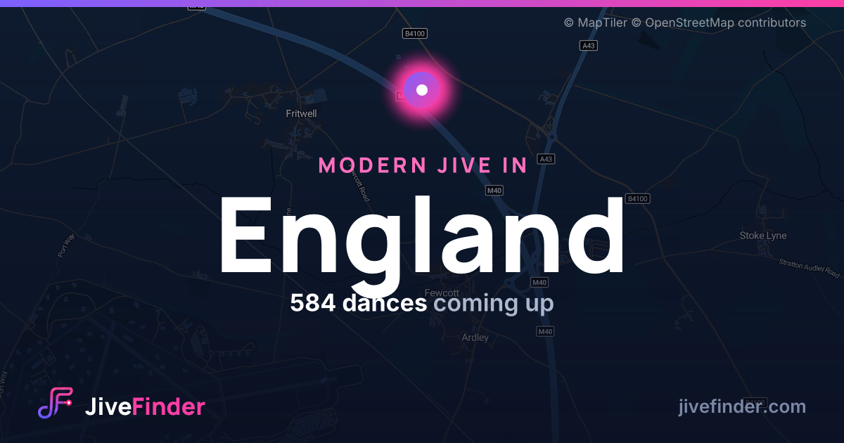 Modern Jive in in England — 584 dances coming up