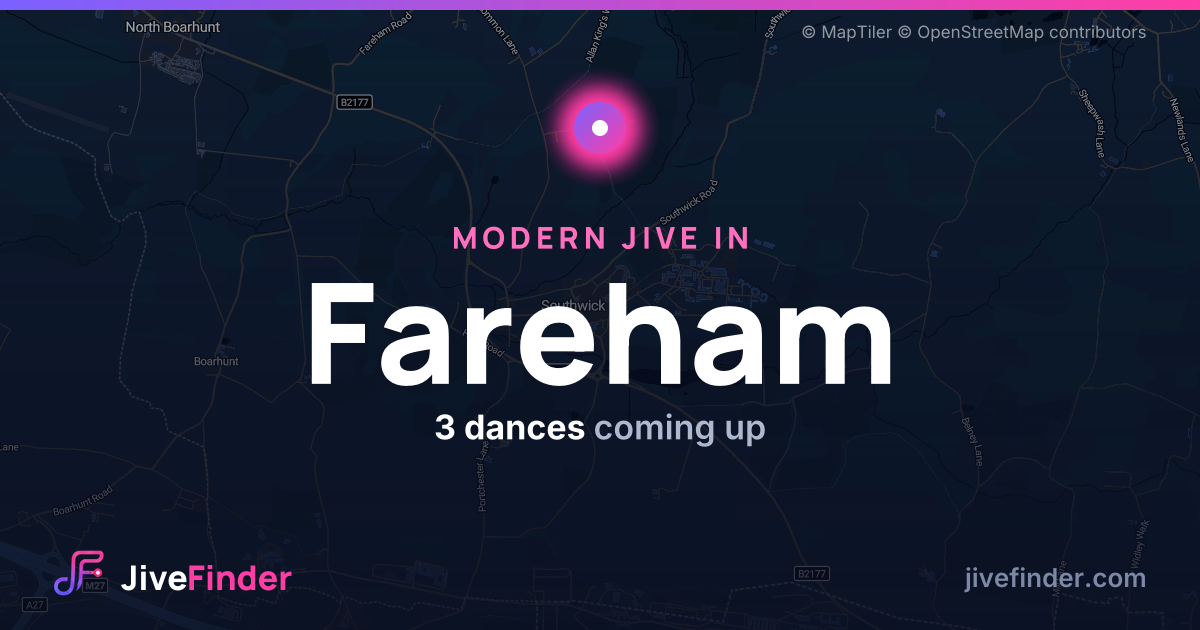 Modern Jive in in Fareham — 3 dances coming up