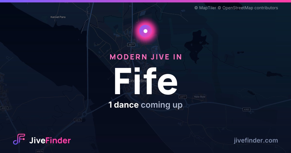 Modern Jive in in Fife — 1 dance coming up