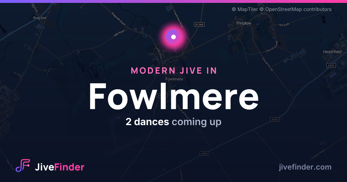 Modern Jive in in Fowlmere — 2 dances coming up
