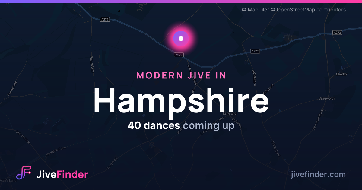 Modern Jive in in Hampshire — 40 dances coming up