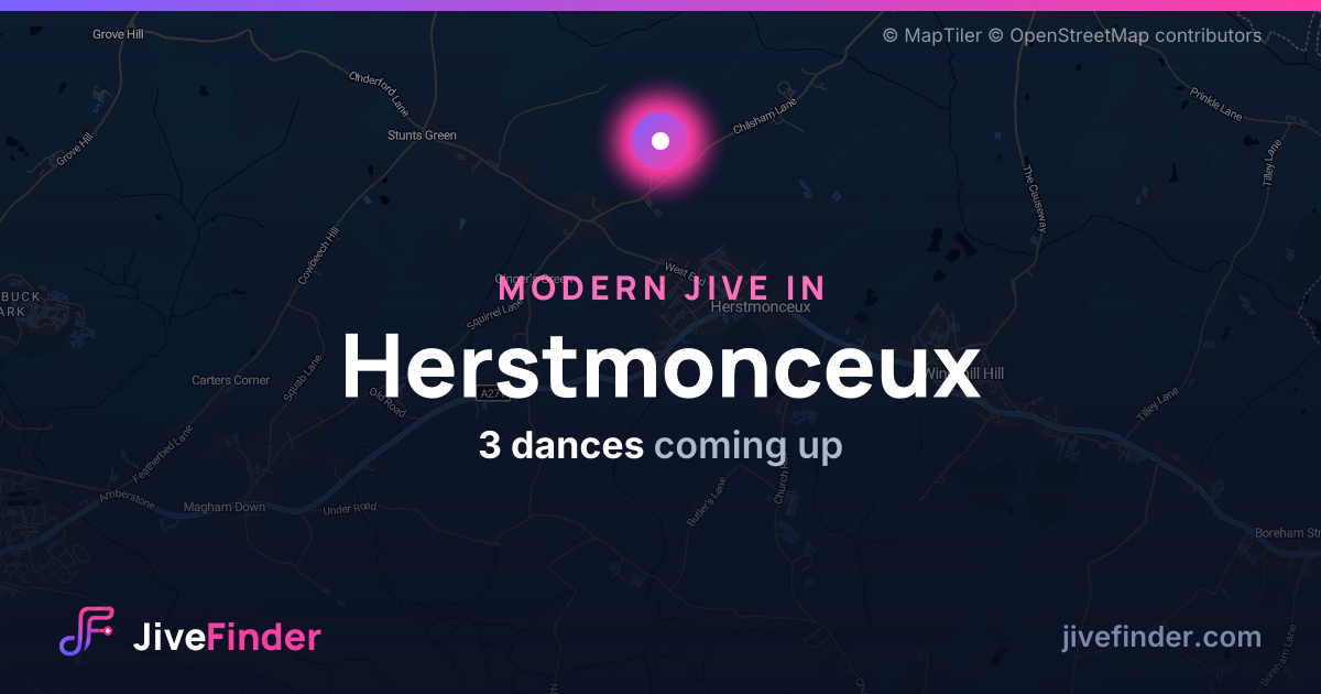 Modern Jive in in Herstmonceux — 3 dances coming up