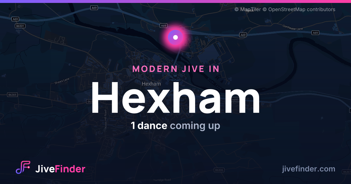 Modern Jive in in Hexham — 1 dance coming up