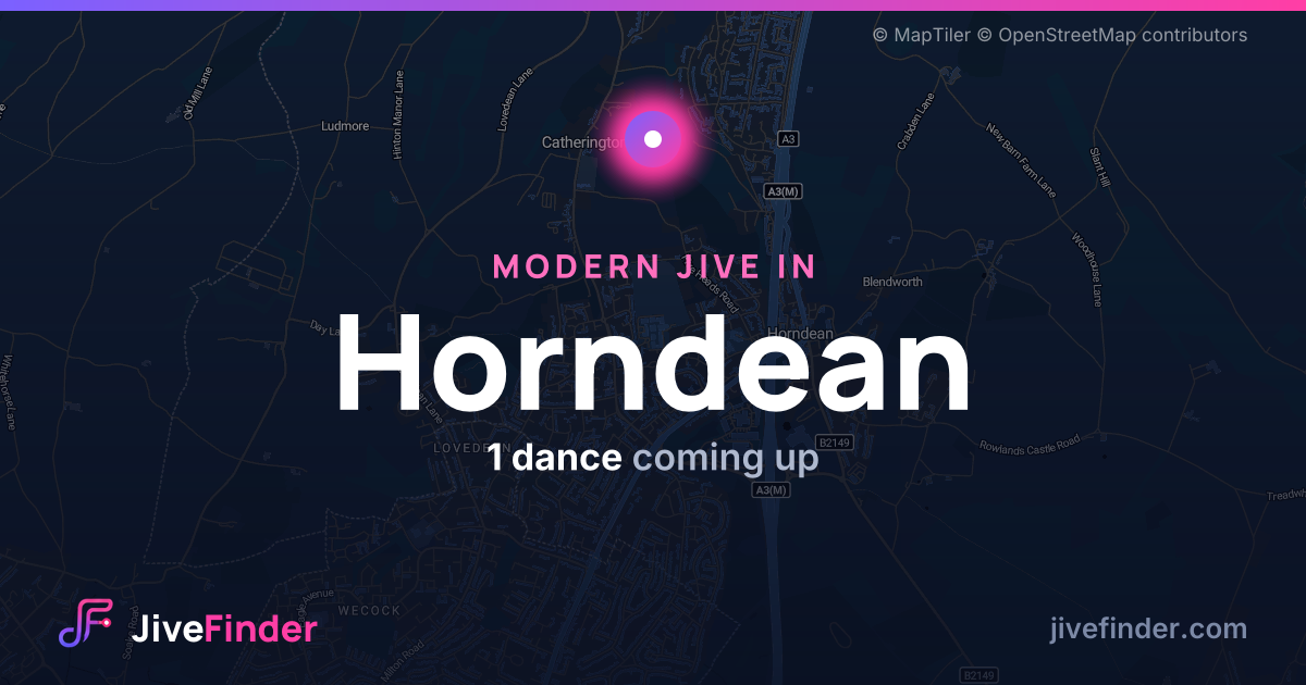 Modern Jive in in Horndean — 1 dance coming up