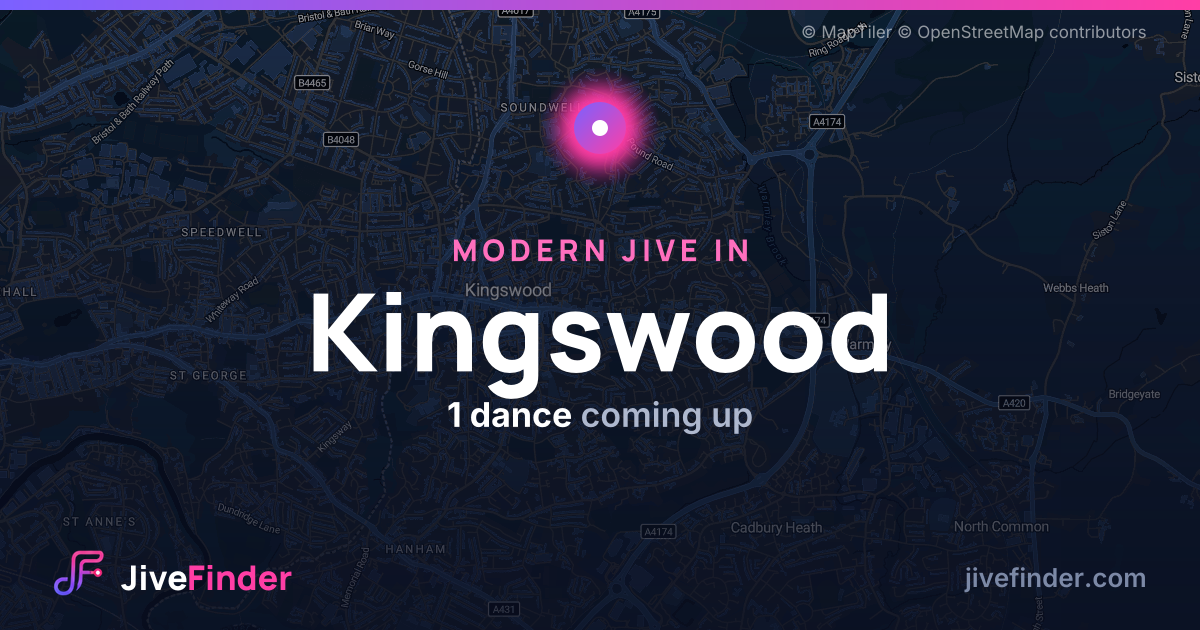 Modern Jive in in Kingswood — 1 dance coming up