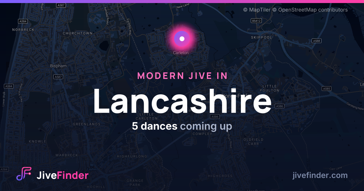 Modern Jive in in Lancashire — 5 dances coming up