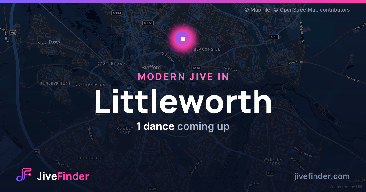 Modern Jive in in Littleworth — 1 dance coming up