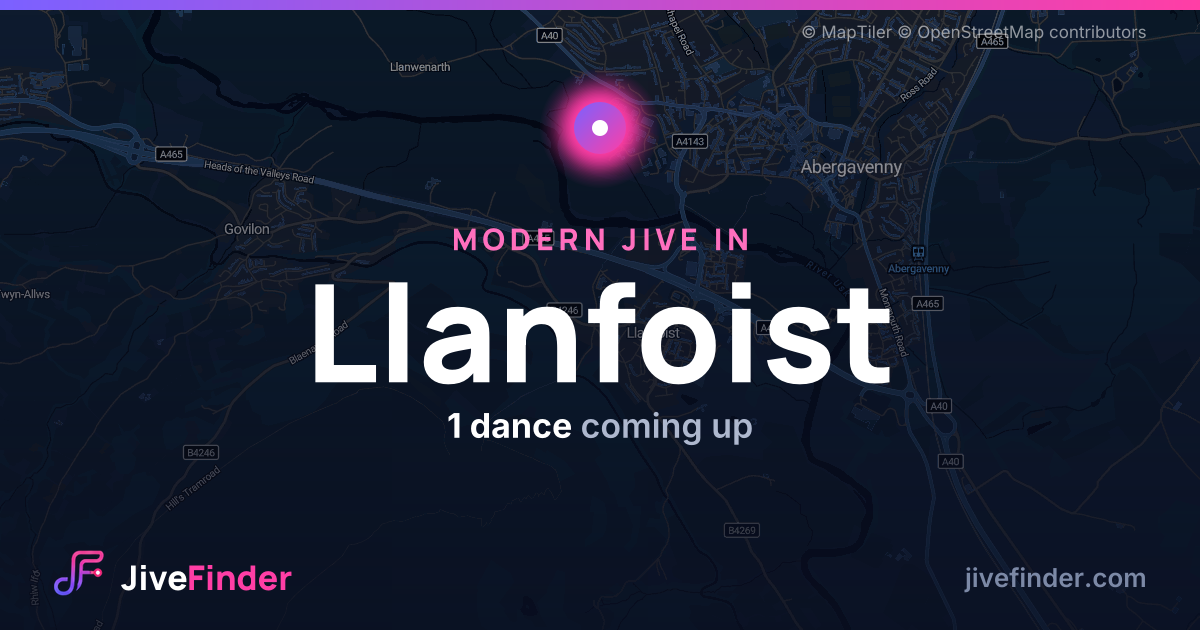 Modern Jive in in Llanfoist — 1 dance coming up