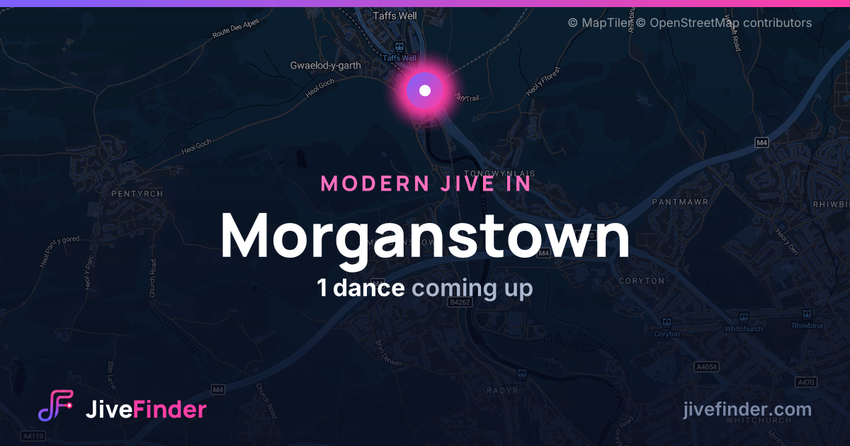 Modern Jive in in Morganstown — 1 dance coming up