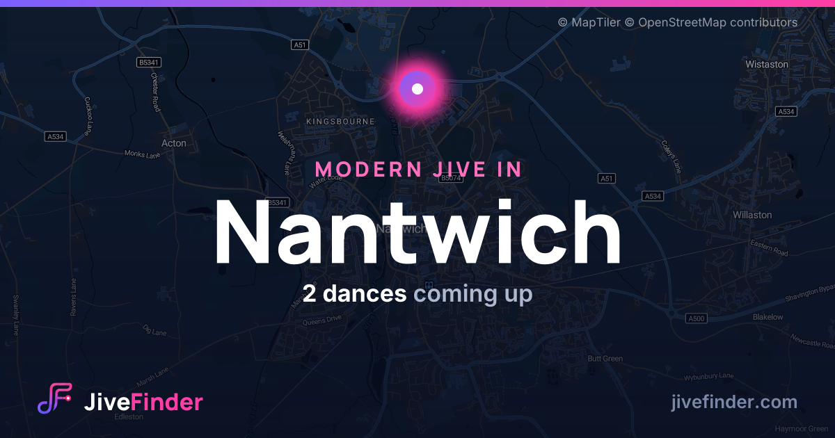 Modern Jive in in Nantwich — 2 dances coming up